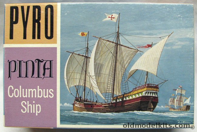 Pyro Pinta Columbus Ship, B377-75 plastic model kit